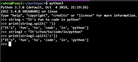 How To Turn String Into List In Python How To Split Word