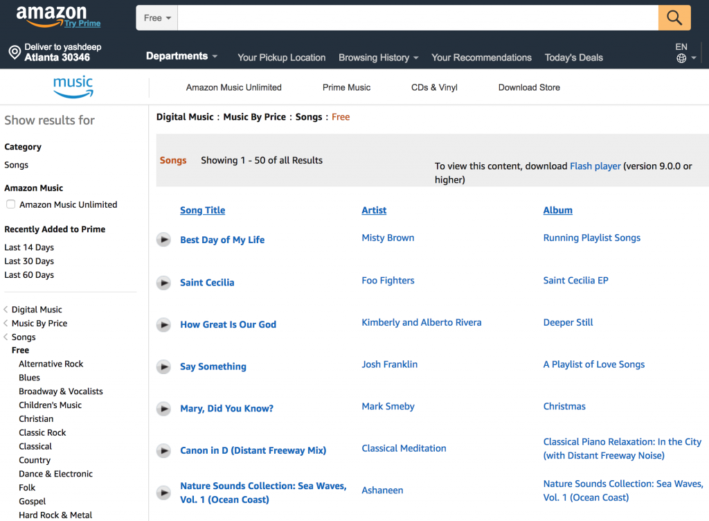Free Music Download by Amazon