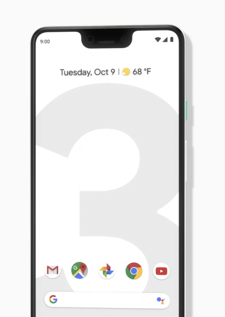 Pixel 3 Design and Notch